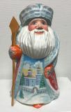 Carved Wooden Santa Clause